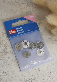 Prym, Кнопки, 14мм, 1 кнопка, белый