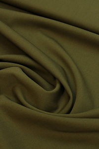(Т2616) Костюмная ткань, меринос/эластан, зелёный