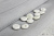 (п150219) World of buttons, Пуговицы, пластик, на ножке, 10мм, белый