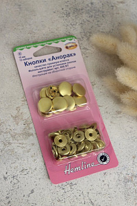Hemline, Кнопки "Анорак", 1 кнопка, золото