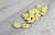 (п150162) World of buttons, Пуговицы, пластик, на ножке, 10мм, жёлтый