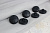 (п260953) World of buttons, Пуговицы, пластик, на ножке, 20мм, чёрный