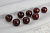 (п221825) World of buttons, Пуговицы, пластик, на ножке, 14мм, коричневый
